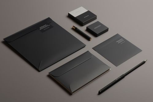 企业办公用品VI样机效果图与摄影图的获取与应用